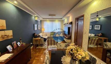 Apartamento à venda, prédio frente Mar - Bairro Boqueirão em Santos