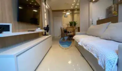 Apartamento com 2 dormitórios à venda, 78 m² por R$ 753.000,00 - Vila Matias - Santos/SP