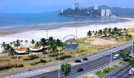 Flat com 1 dormitório à venda, 45 m² por R$ 190.000,00 - Itararé - São Vicente/SP