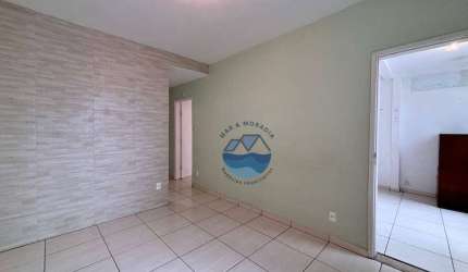 Apartamento com 1 dormitório para alugar, 60 m² por R$ 3.300,02/mês - José Menino - Santos/SP