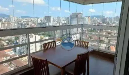 Apartamento com 3 dormitórios à venda, 96 m² por R$ 980.000,00 - Vila Belmiro - Santos/SP
