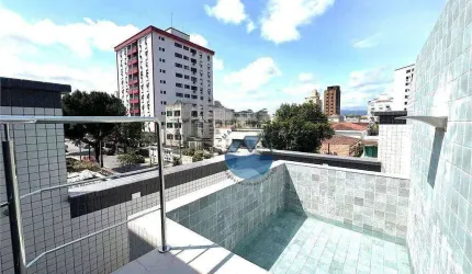 Casa Sobreposta Alta Duplex,  3 Quartos - Aparecida em Santos