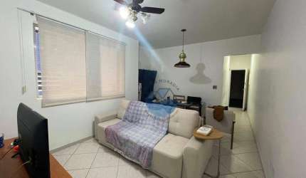 Apartamento com 1 dormitório à venda, 55 m² por R$ 330.000,00 - Centro - São Vicente/SP