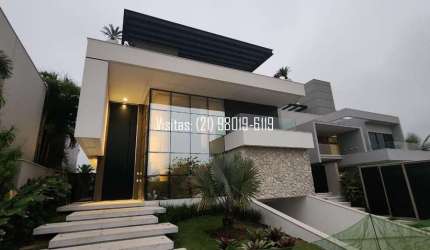 Maravilhosa: Casa em Alphaville Barra da Tijuca com 5 suítes, fino acabamento