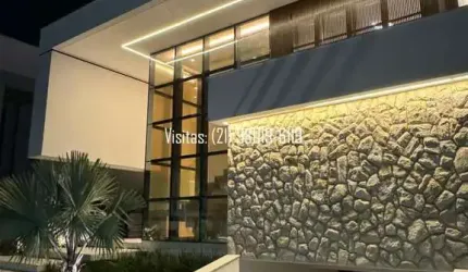 Maravilhosa: Casa em Alphaville Barra da Tijuca com 5 suítes, fino acabamento