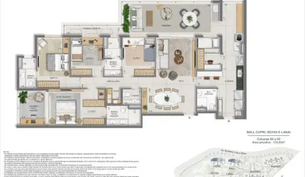 Lançamento: Cobertura linear de 4 suítes, na Barra da Tijuca, Gaea Home Resort, ao lado da ABM