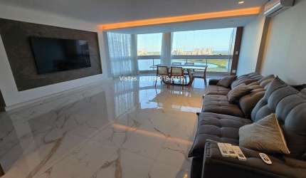 Linda cobertura de 3 quartos no Viure, Ilha Pura, nascente, vista lagoa, com armários, piscina e churrasqueira