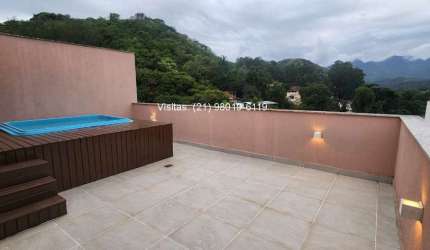 Oportunidade: Cobertura no Mio, 164m, já com piscina e churrasqueira e armários, financia e aceita FGTS