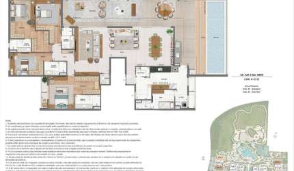 Lançamento: Cobertura linear na Barra da Tijuca, 4 suítes + DCE, OX PARK RESIDENCE, perto do Bosque da Barra