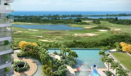 Oportunidade: Cobertura linear de 4 suítes, na Barra, Atlântico Golf, 376m², em frente ao Golf e Mar
