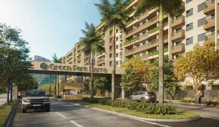 Lançamento, entrada 8%: Apartamento de 2 quartos, Green Park Barra, terreno antigo Extra