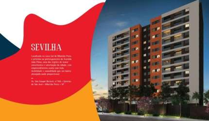 Apartamento com 2 dormitórios à venda, 59 m² por R$ 459.000,00 - Bonfim Paulista - Quintas de São José - Ribeirão Preto/SP