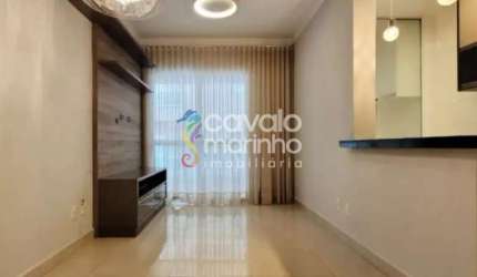 Apartamento de 74m², com 2 quartos, para alugar na Nova Aliança, em Ribeirão Preto (SP).