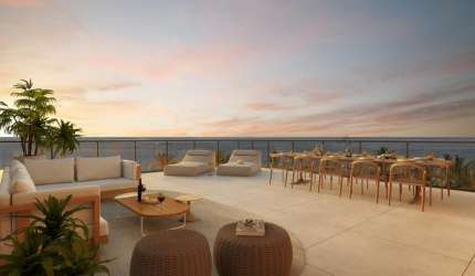 Apartamento 4 Quartos Beira Mar na Praia dos Carneiros