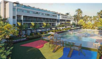 Praia dos Carneiros - Apartamento para venda com 72m², 2 quartos e 1 vaga