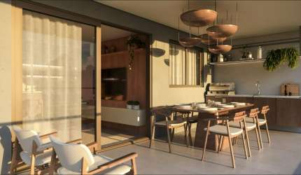 Excelente Apartamento com 3 Quartos em Condomínio Beira Mar na Praia dos Carneiros