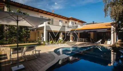 Sobrado à venda em Campinas, Sítios de Recreio Gramado, com 6 suítes, com 980 m², Páteo Santa Fé