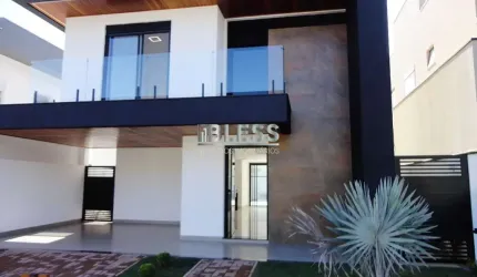 Casa de luxo no condomínio Brisas Jundiaí à venda em Jundiaí-SP, 3 quartos, 3 suítes, 3 salas, 4 vagas de garagem, 261m².