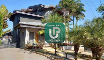 Sobrado com 3 dormitórios à venda, 733 m² por R$ 3.500.000,00 - Condomínio Vivendas do Lago - Sorocaba/SP