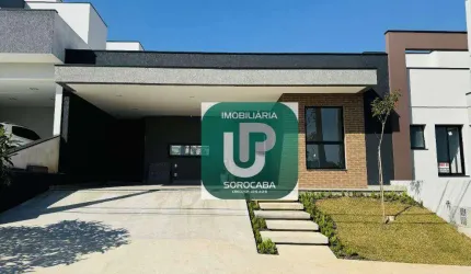 Casa com 3 dormitórios à venda, 176 m² por R$ 1.350.000 - Condomínio Residencial Flores - Sorocaba/SP