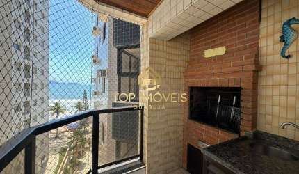 Apartamento Frente para o Mar Mobiliado na Praia das Astúrias Guarujá/SP