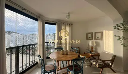 Amplo Apartamento Reformado com Vista para o Mar - Pitangueiras, Guarujá/SP