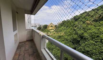 Apartamento com Varanda e Vista para o Mar no Guarujá Priaia Pitangueiras