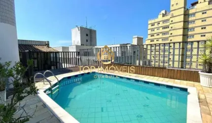 Cobertura com piscina Praia das Pitangueiras