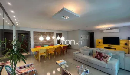 Apartamento mobiliado com 3 dormitórios à venda, 140 m² por R$ 1.320.000 - Jardim Goiás - Goiânia/GO