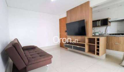 Flat mobiliado com 1 dormitório à venda, 45 m² por R$ 450.000 - Jardim Goiás - Goiânia/GO