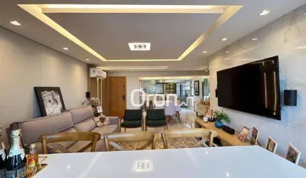 Apartamento equipado e mobiliado com 4 dormitórios à venda, 132 m² por R$ 990.000 - Setor Bueno - Goiânia/GO
