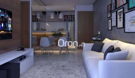 Apartamento com 2 dormitórios à venda, 55 m² por R$ 259.000,00 - Residencial Recreio Panorama - Goiânia/GO
