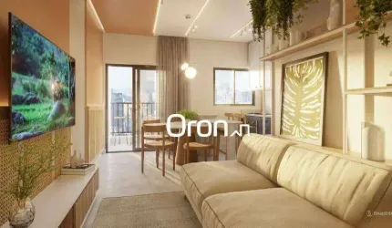 Apartamento com 2 dormitórios à venda, 55 m² por R$ 441.000,00 - Setor Central - Goiânia/GO
