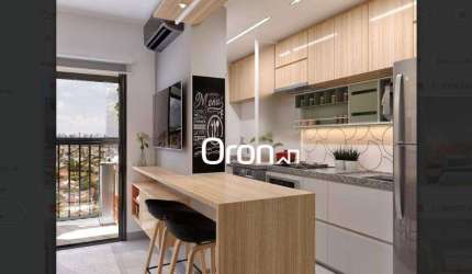 Apartamento com 2 dormitórios à venda, 58 m² por R$ 379.000,00 - Setor Sudoeste - Goiânia/GO