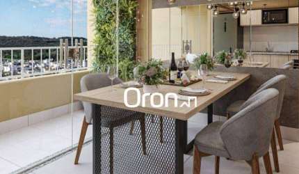 Apartamento com 3 dormitórios à venda, 75 m² por R$ 448.000,00 - Parque Oeste Industrial - Goiânia/GO