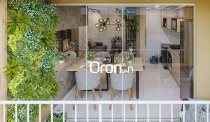 Apartamento com 2 dormitórios à venda, 63 m² por R$ 411.000,00 - Parque Oeste Industrial - Goiânia/GO