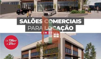 Salões comercias na Al. Lucas Nogueira Garcez, Atibaia/SP