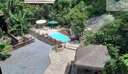 Ocean vende ou permuta: Recanto, condomínio, casa de cinema, 5quartos, 5 min. Itacoatiara.