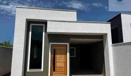 Ocean Vende Casa Jardim Atlântico Oeste 3 quartos sendo 1 suíte com closet, área gourmet, quintal