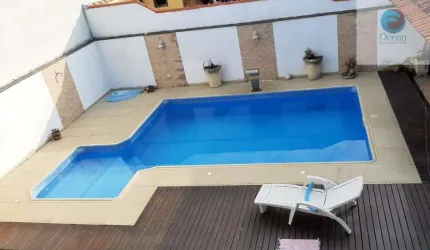 Ocean Vende: Maricá, Condomínio, Casa, 5 quartos sendo 5 suítes, piscina, área gourmet, Edícula