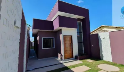 Ocean vende: Itaipuaçu, casa 3 quartos (2suítes), Porcelanato, blindex, asfalto, 2 quadras praia.