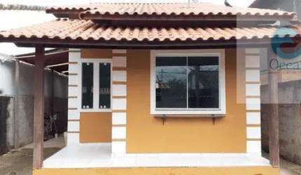 Ocean Vende: Maricá, Orla Marine,  Casa, 2 quartos sendo 1 suíte,  cisterna de 12 mil litros