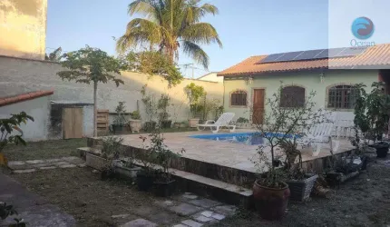 Ocean vende:  Itaipuaçu, Casa 2 quartos + anexo 2 quartos, placa solar, piscina, armários