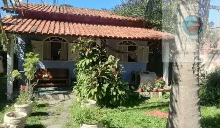 Ocean Vende: Barroco, Casa, 2 quartos, quintal amplo, 480m2 de terreno, rua asfaltada, 1km da praia