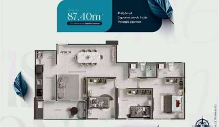 Apartamento com 3 dormitórios à venda, 87 m² por R$ 779.863,11 - Aeroclube - João Pessoa/PB