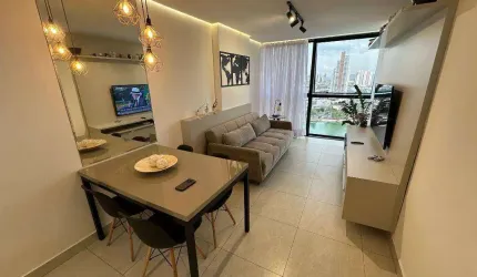 Flat com 1 quarto à venda, 49 m² por R$ 410.000 - Centro - Campina Grande/PB
