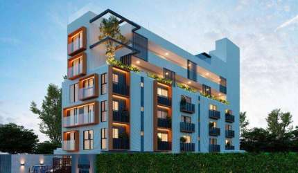 Flat com 1 dormitório à venda, 22 m² por R$ 346.985,65 - Cabo Branco - João Pessoa/PB