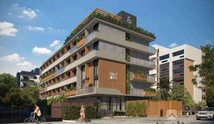 Apartamento com 1 dormitório à venda, 22 m² por R$ 331.852,31 - Cabo Branco - João Pessoa/PB