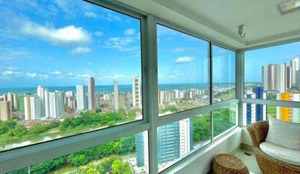 Apartamento com 4 dormitórios à venda, 230 m² por R$ 2.100.000,00 - Miramar - João Pessoa/PB