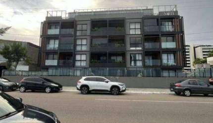 Apartamento com 1 dormitório para alugar, 30 m² por R$ 3.875,00/mês - Ponta de Campina - Cabedelo/PB